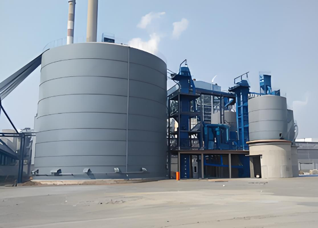 青河1万吨钢板仓