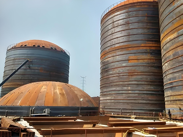 青河焦粉钢板仓